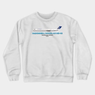 McDonnell Douglas MD-83 - Continental Airlines Crewneck Sweatshirt